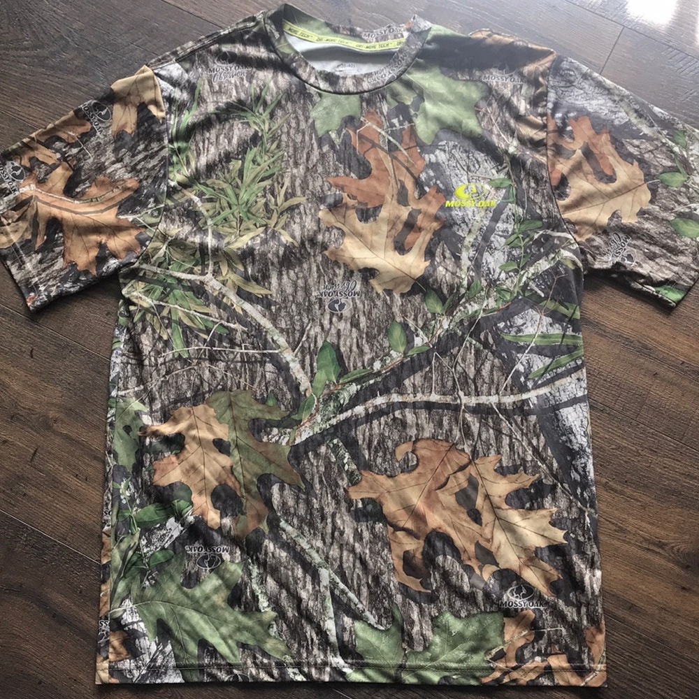 Mossy Oak Camo Dri More Tech Shirt Hunting